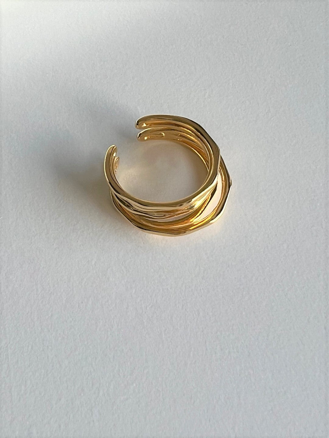 Tilos Irregular Chic Silver Ring