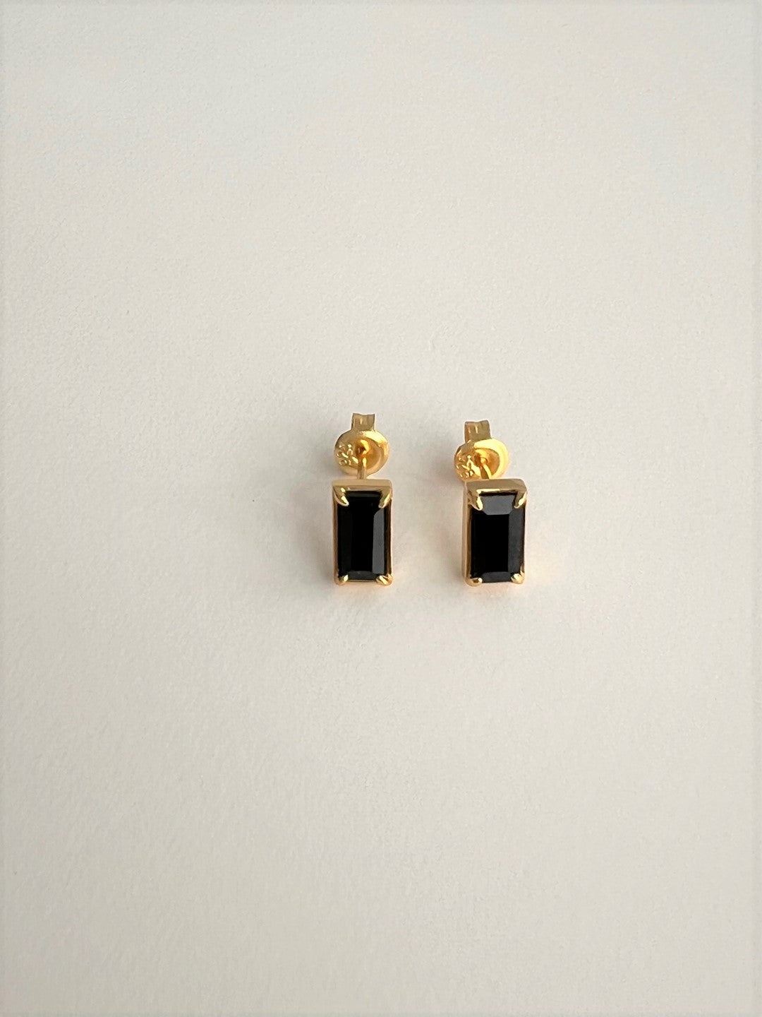 Eloise Black Cubic Zirconia Earrings