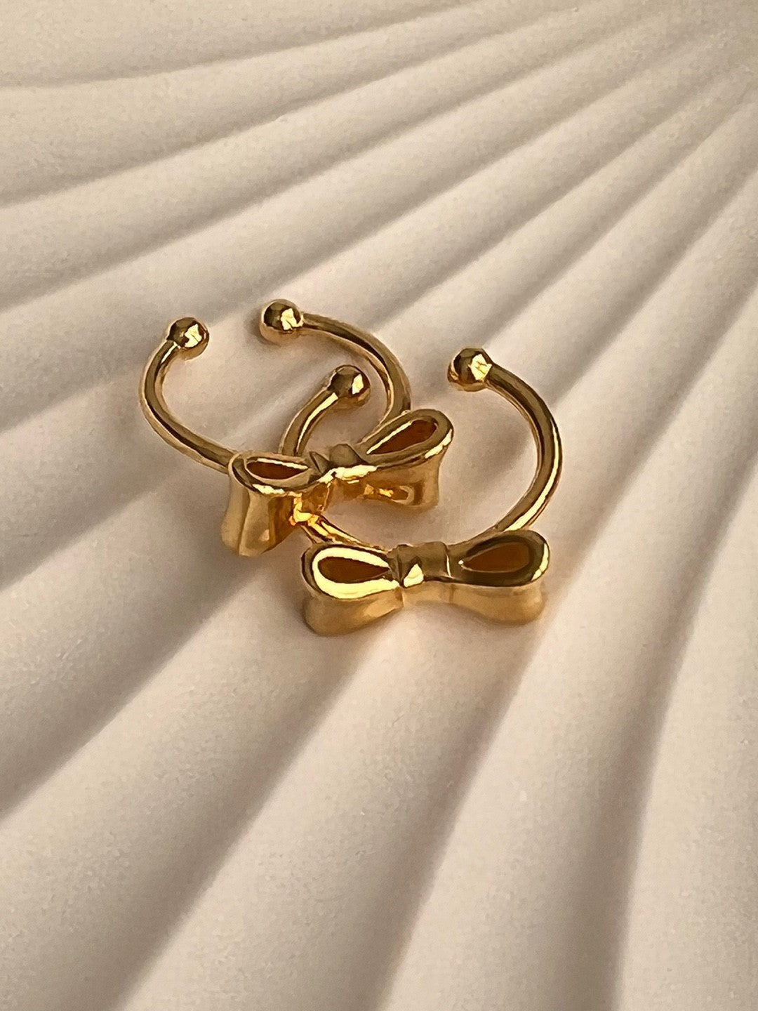 Kea Bow Ear Cuff Two Sets
