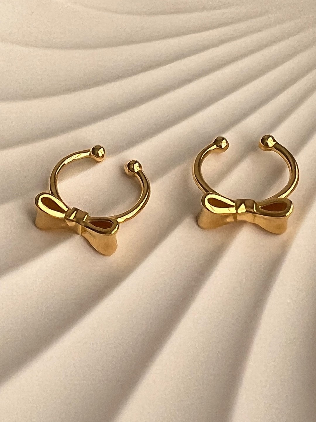 Kea Bow Ear Cuff Two Sets