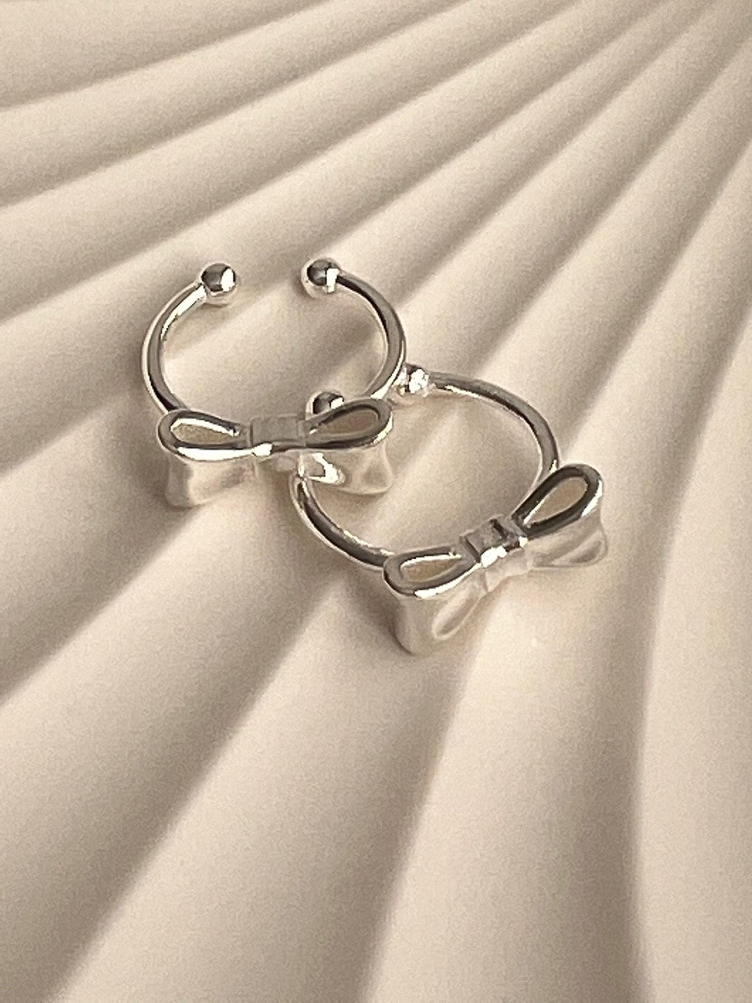 Kea Bow Ear Cuff Two Sets