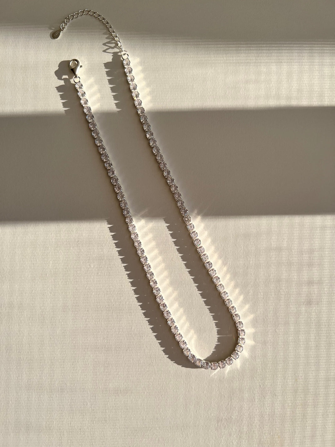 Ivy Sparkling Silver Necklace