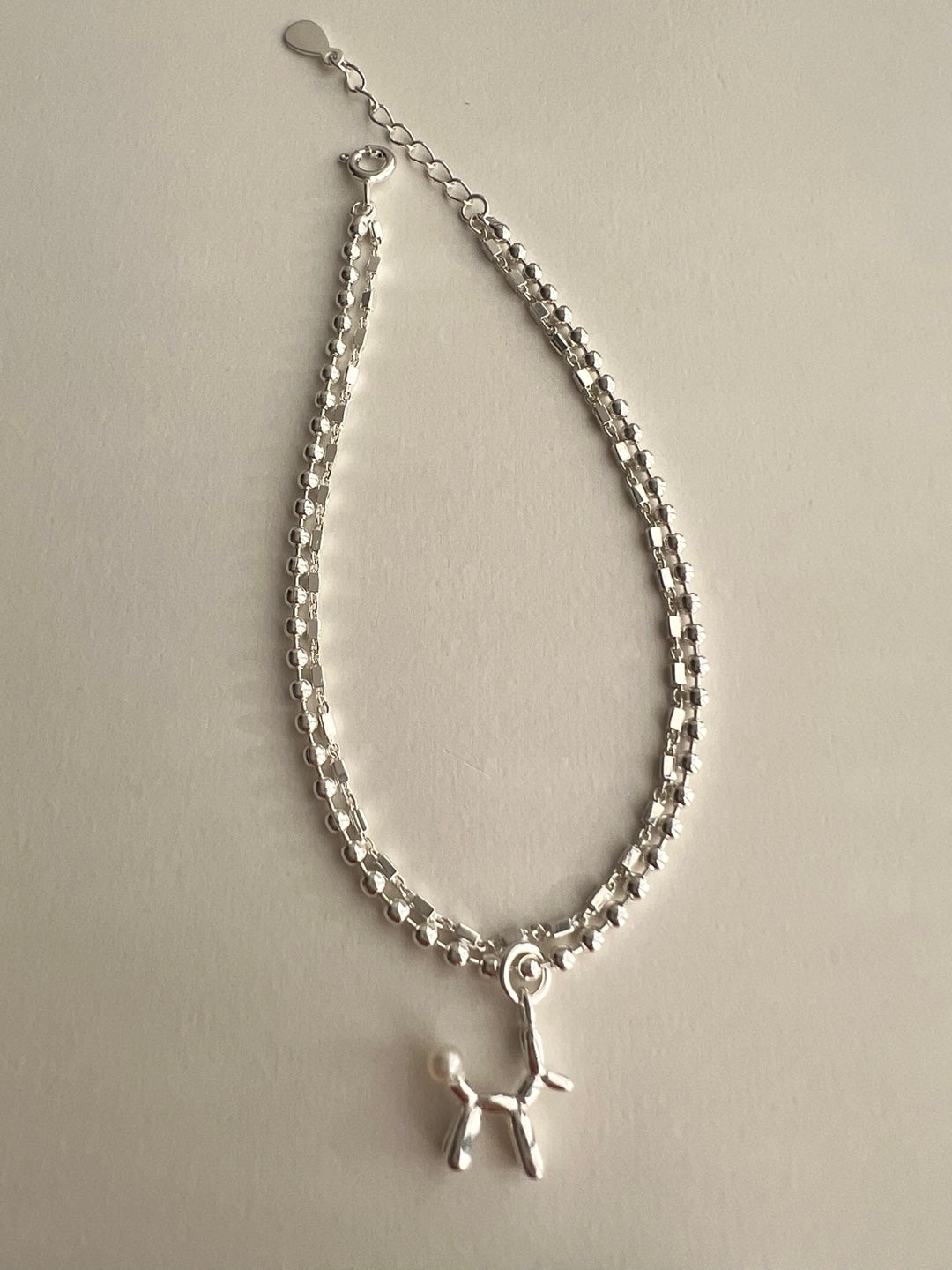 Ava Double Chain Silver Bracelets