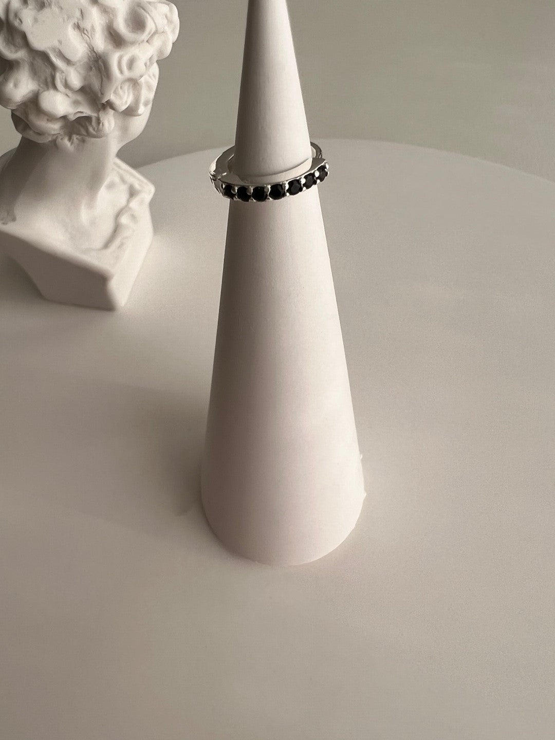 Keros Small Hoop Silver Earrings