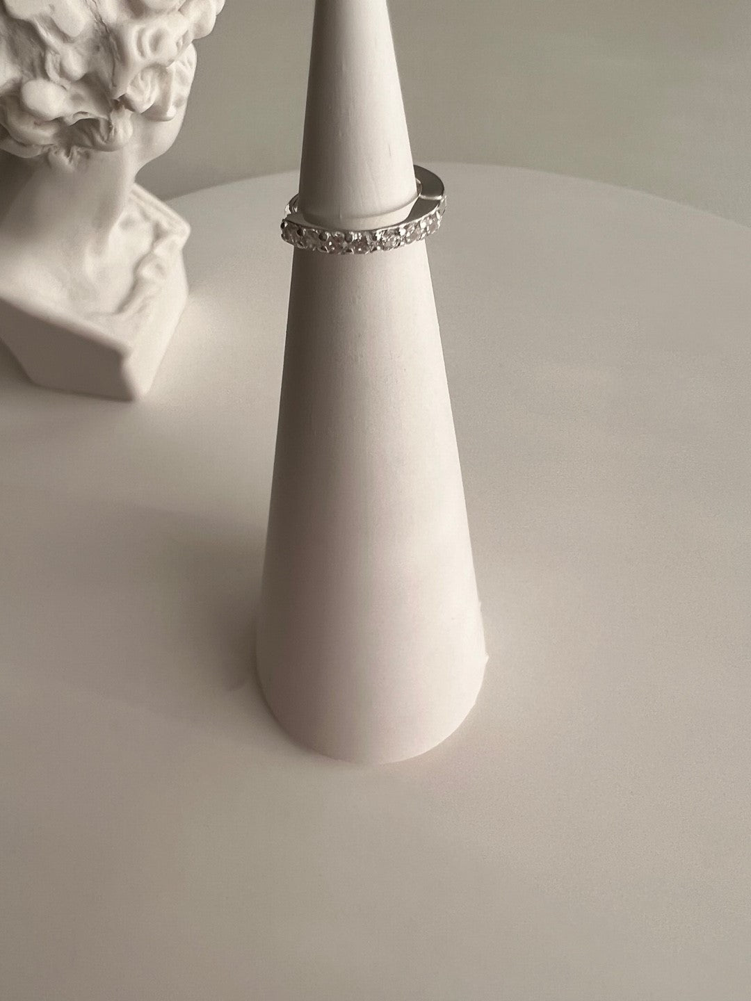 Keros Small Hoop Silver Earrings