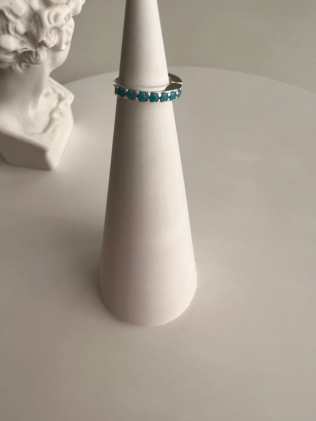 Keros Small Hoop Silver Earrings