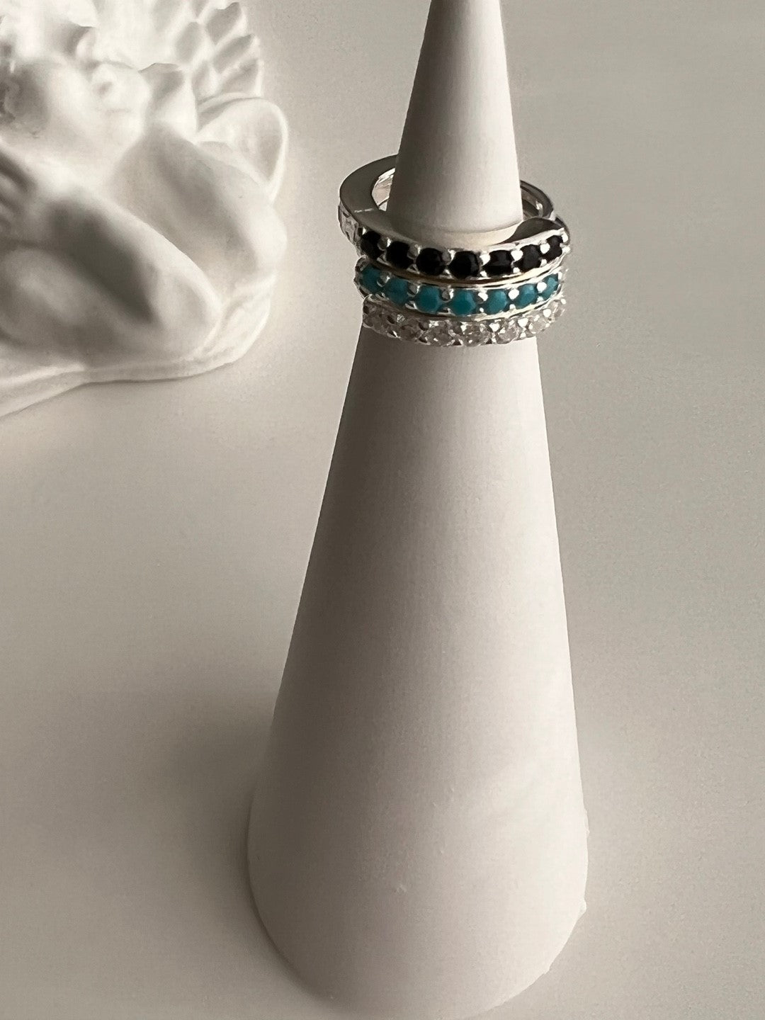 Keros Small Hoop Silver Earrings