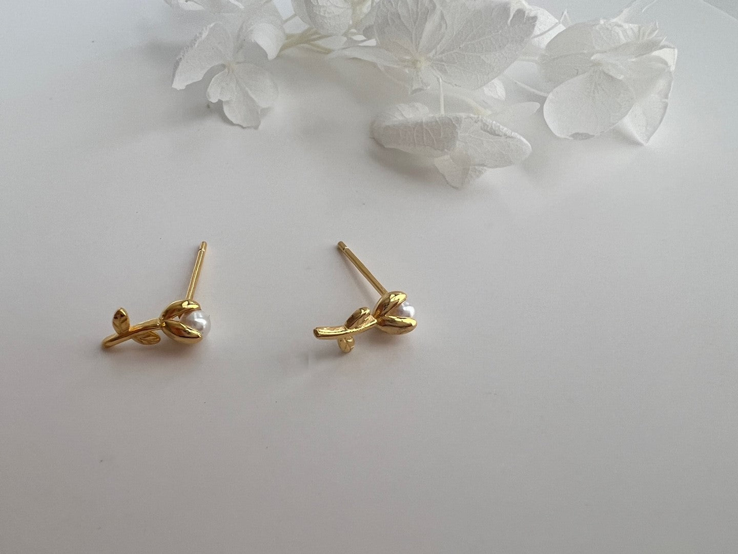 Emily Romantic Flower Studs
