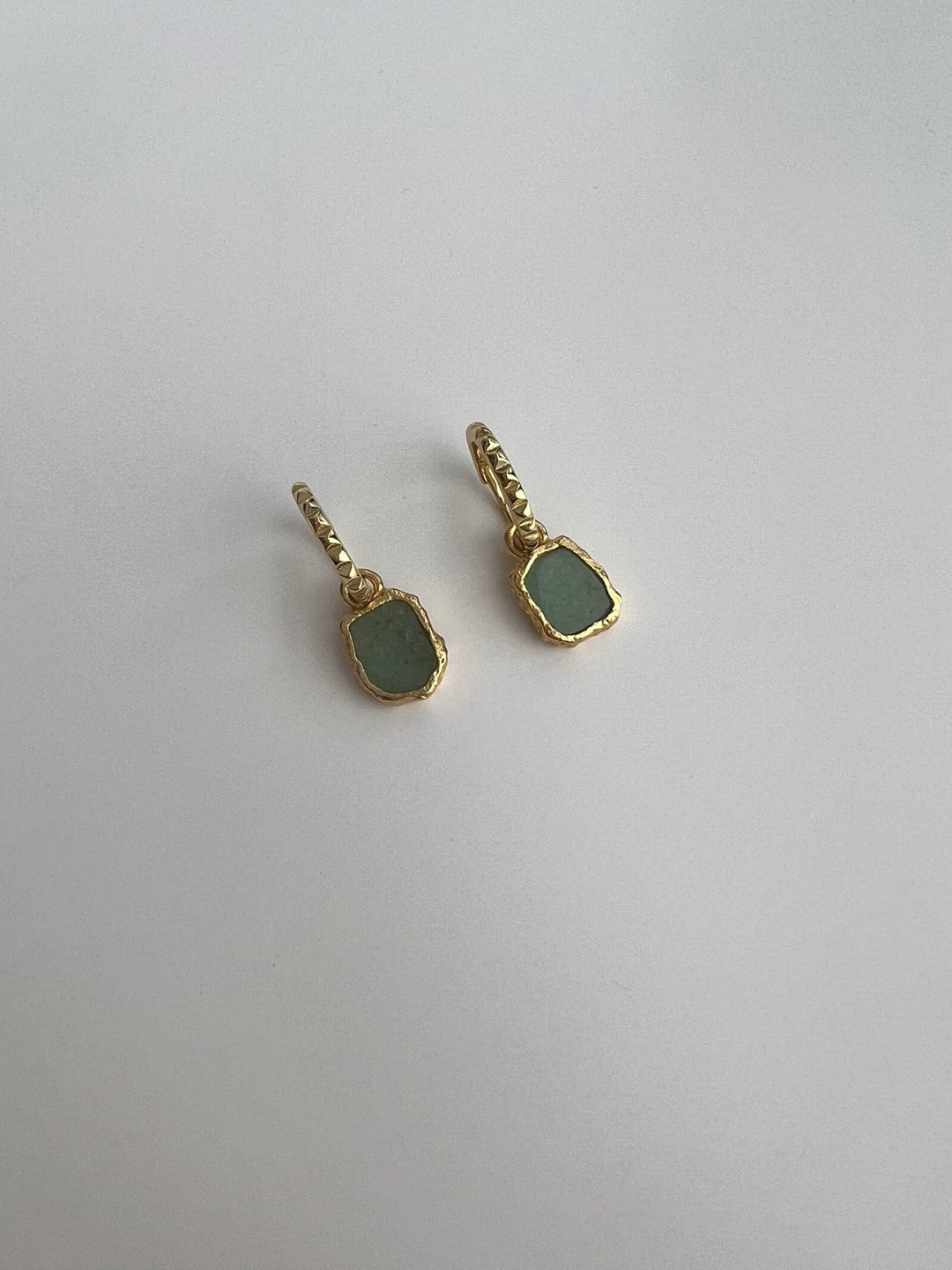 Sisi Moonstone Gold Earrings