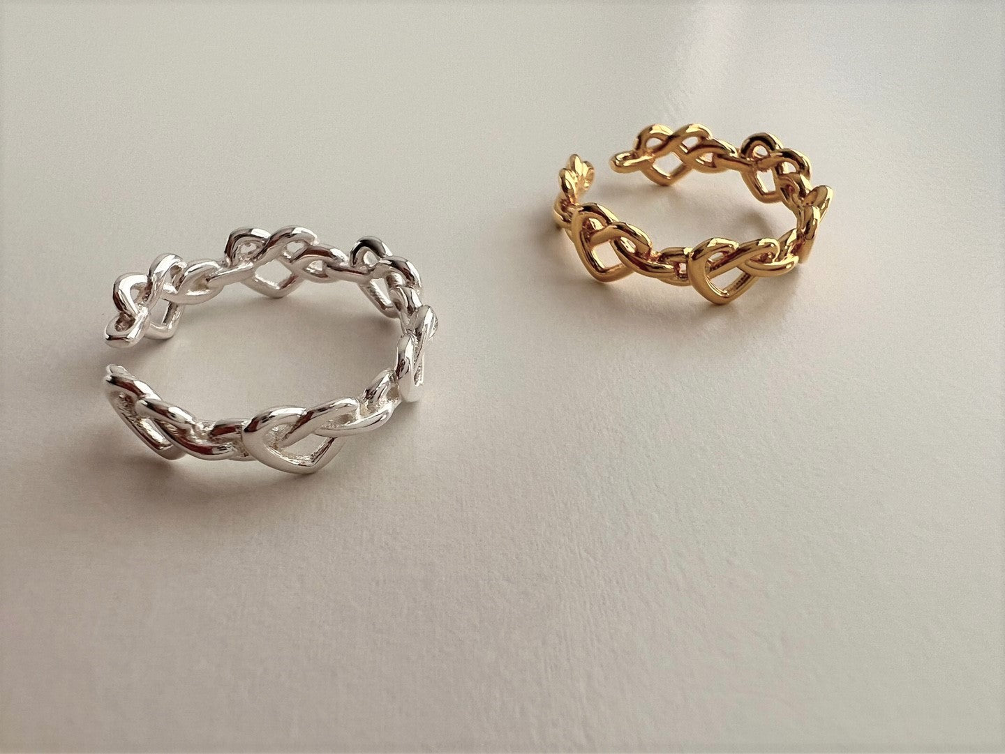 Cecilia Twisted Heart Ring