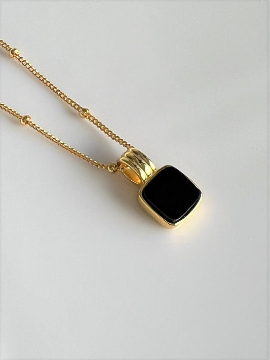 Brielle Black Agate Necklace