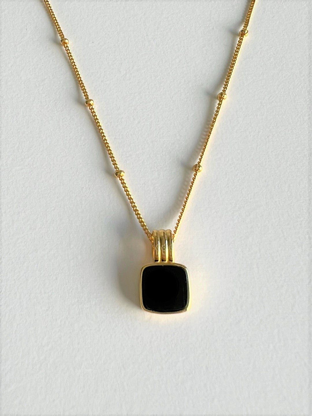Brielle Black Agate Necklace