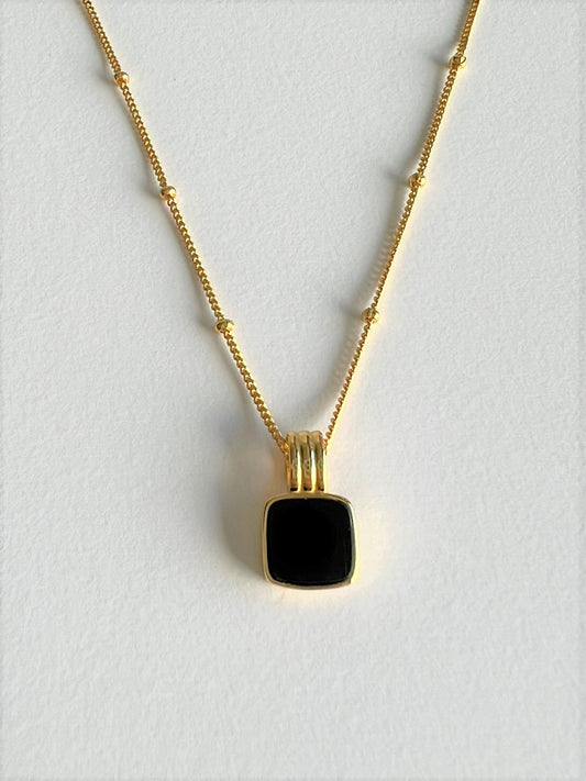 Brielle Black Agate Necklace