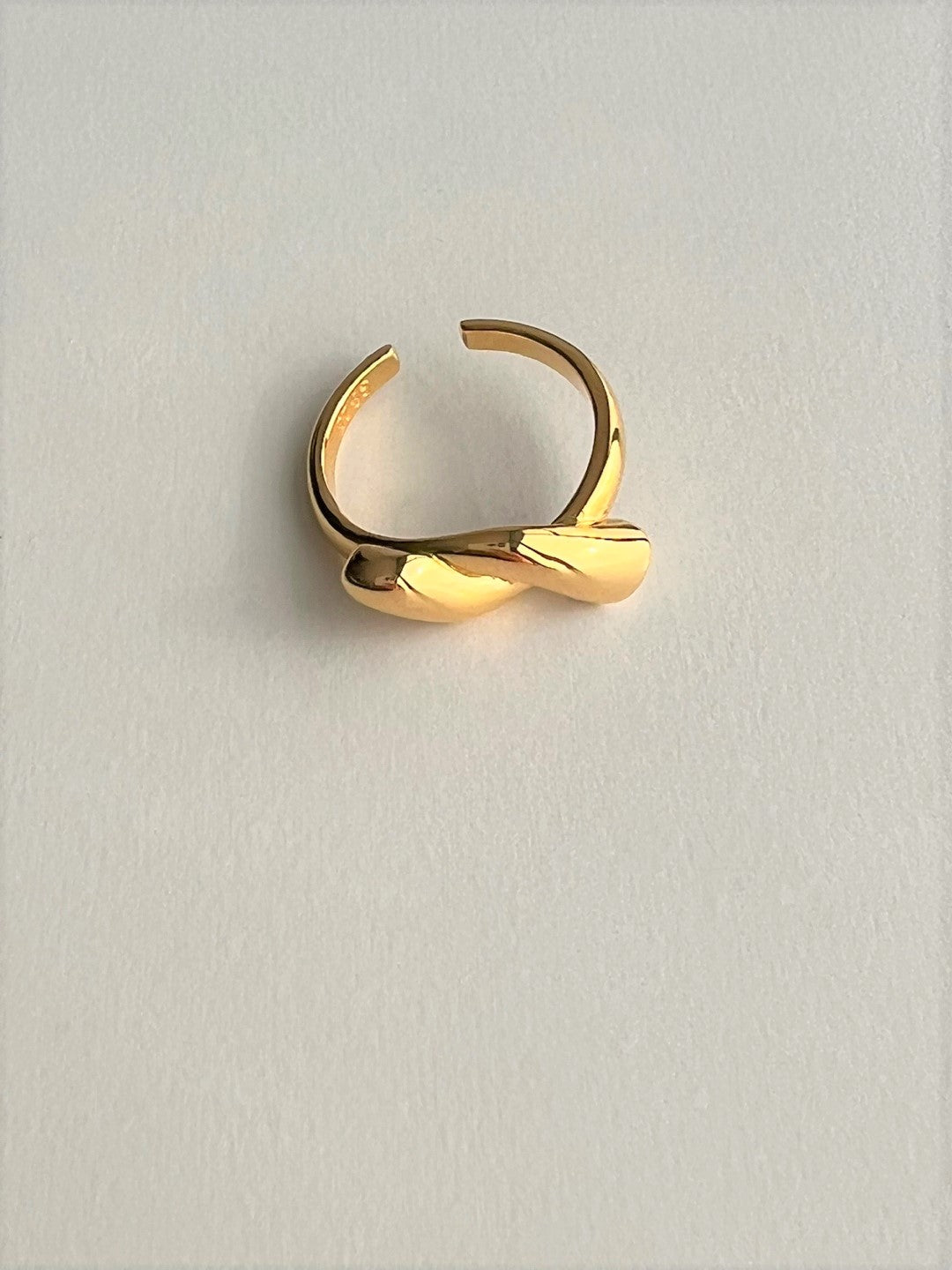 Amy Simple Cross Silver Ring
