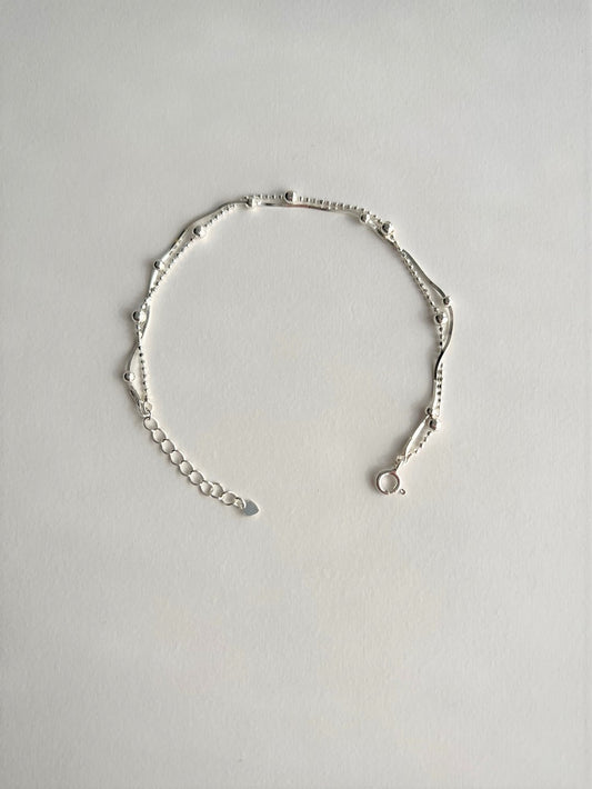 Milos Double Chain Silver Bracelets