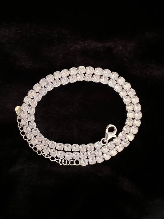 Ivy Sparkling Silver Necklace