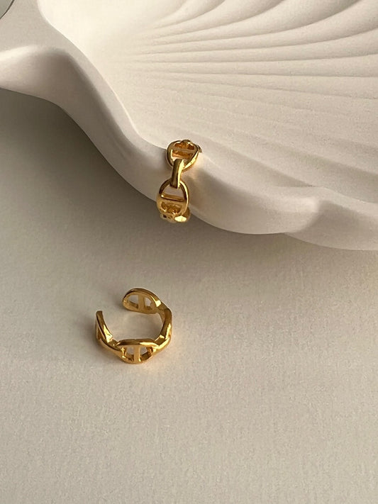 Tinos Pig Nose Ear Cuff Two Sets