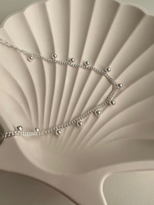 Ahe Little Dot Silver Bracelets