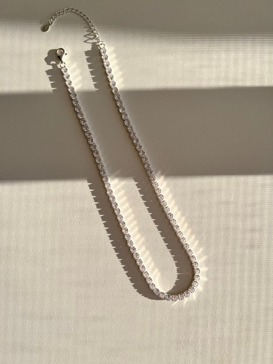 Ivy Sparkling Silver Necklace