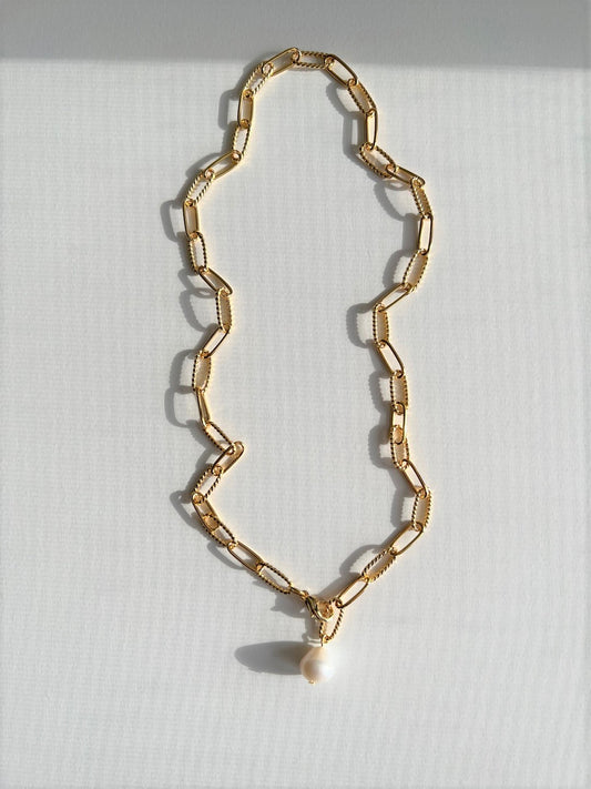 Odette Single Drop Pearl Necklace