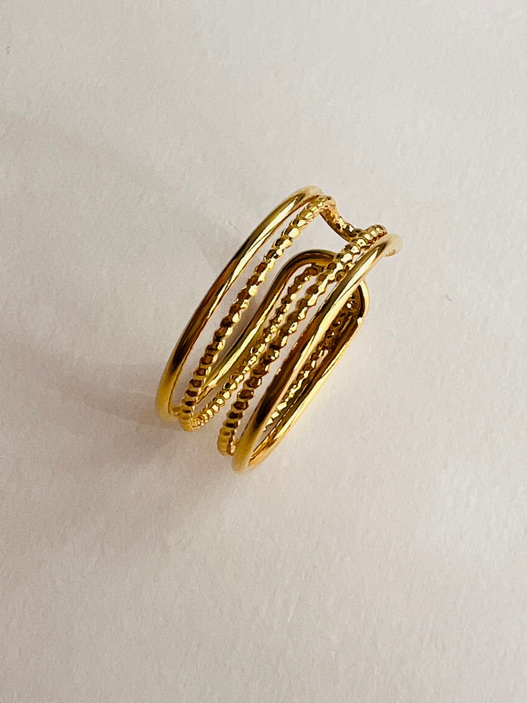 Lipsi Stylish Open Brass Ring - LIMITED EDITION