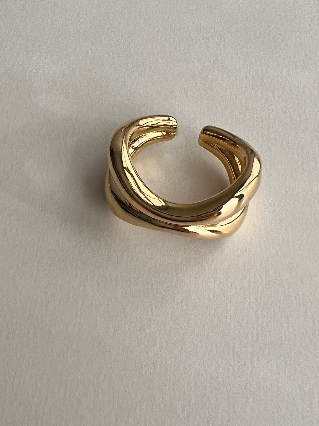 Lipsi Stylish Open Brass Ring - LIMITED EDITION