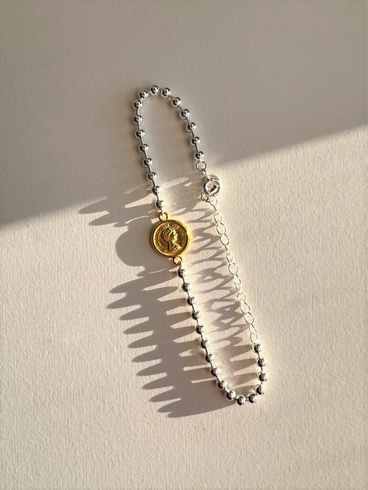 Nimos Gold Coin Bracelet