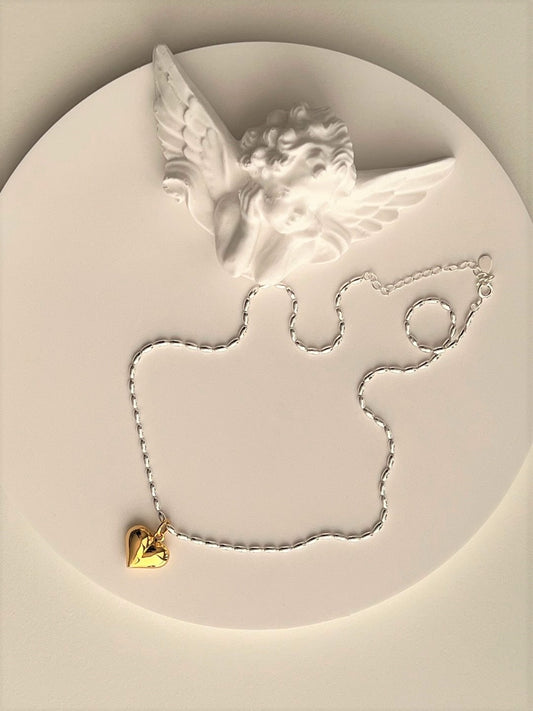 Milos Gold Heart Necklace
