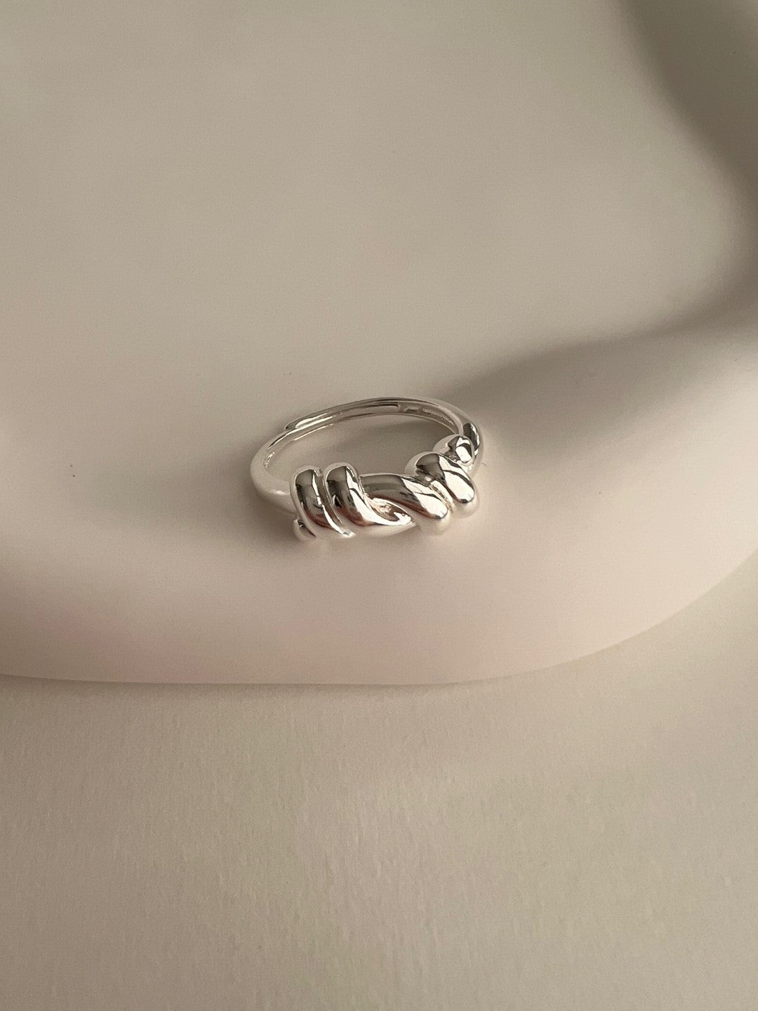 Nimos Knot Silver Rings