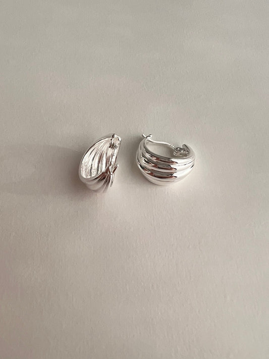 Sara Hoop Chic Earrings