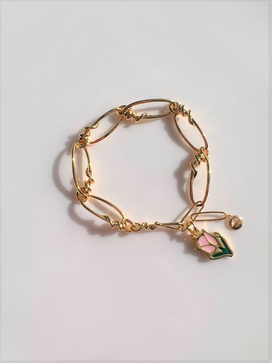 Oxia Tulip Gold Bracelets
