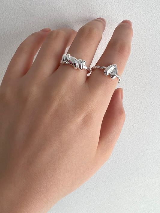 Nimos Knot Silver Rings