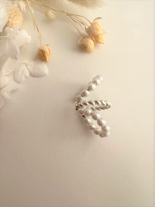 Ahe Single Chic Pearl Ear Cuff