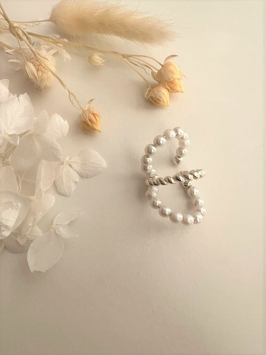 Ahe Single Chic Pearl Ear Cuff