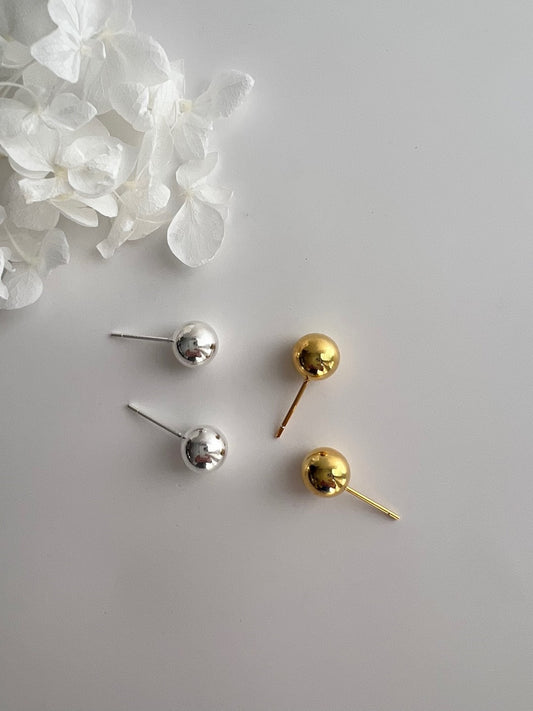 Anna Gold & Silver Ball Studs