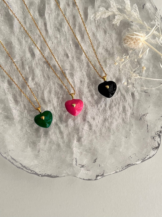Kos Heart Gold Necklace