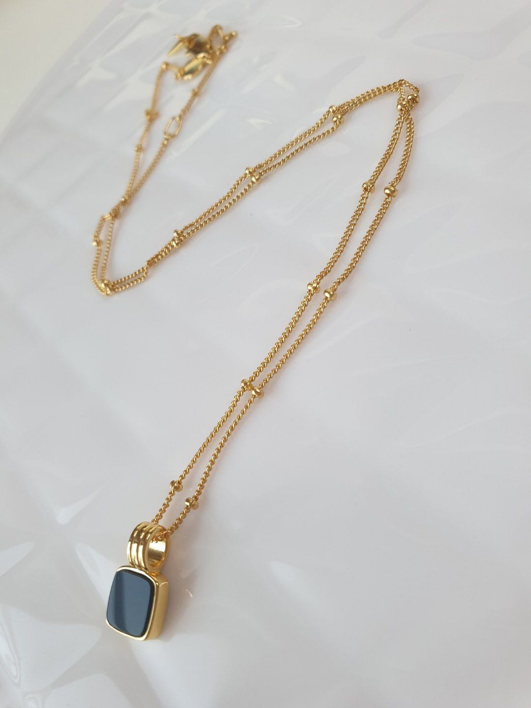 Brielle Black Agate Necklace