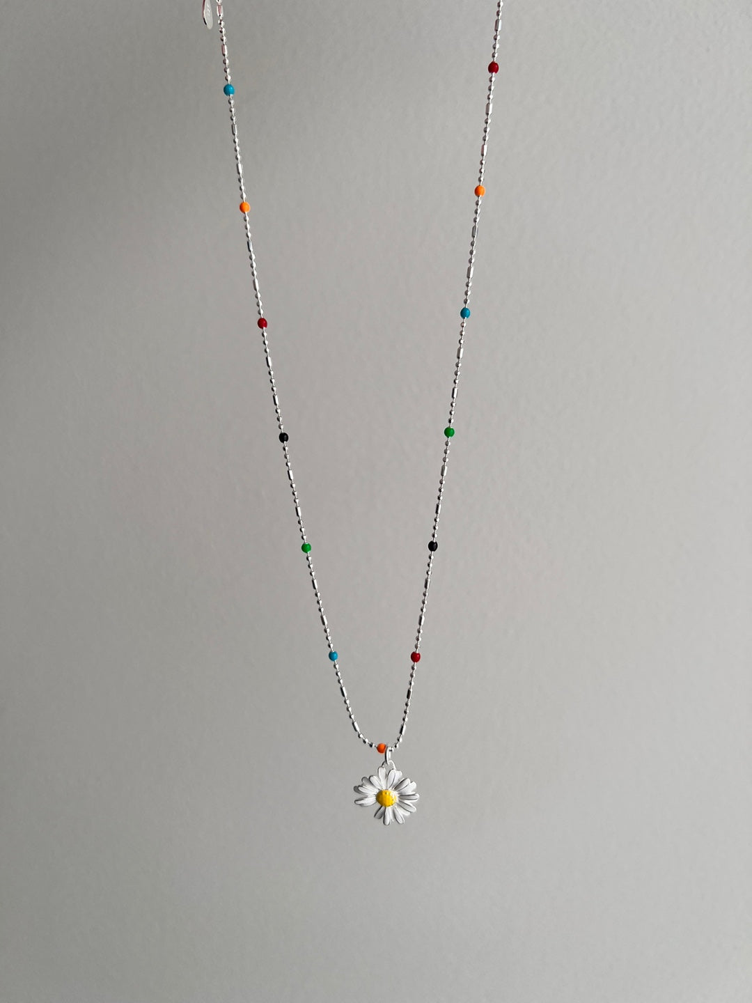 Ithaca Daisy Silver Necklace